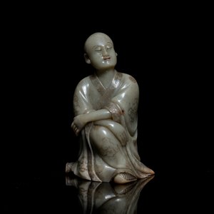 Une figure en pierre à savon dite 'de Shoushan', Chine, 18/19ème — photo 2