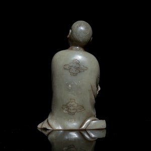 Une figure en pierre à savon dite 'de Shoushan', Chine, 18/19ème — photo 4