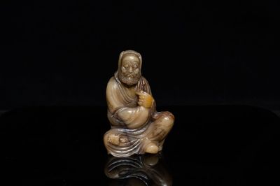 Une figure en pierre à savon dite 'de Shoushan', Chine, 18ème