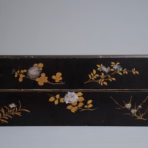 Une grande boîte rectangulaire en laque incrusté de nacre, Chine, 19ème — photo 6