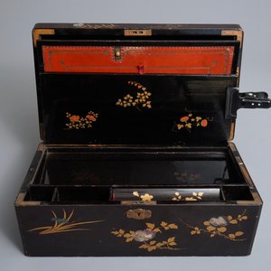 Une grande boîte rectangulaire en laque incrusté de nacre, Chine, 19ème — photo 10