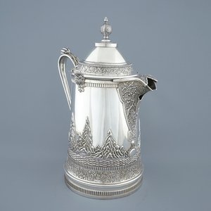Une grande chope en argent chinois pour l'export, marque de Da Xing, Canton, 1870-1900 — photo 1