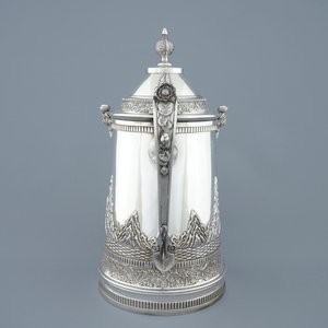 Une grande chope en argent chinois pour l'export, marque de Da Xing, Canton, 1870-1900 — photo 5