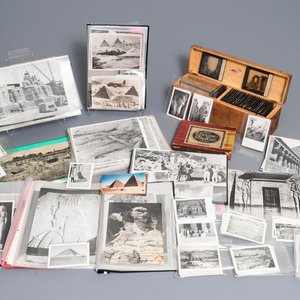 Une grande collection de photos et diapositives, la plupart aux sujets d'archéologie, Egypte, Sudan, Turquie, etc. — photo 1