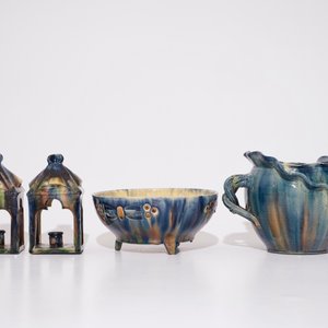 Une grande collection de poterie flamande, influence Art Nouveau, 20ème — photo 16