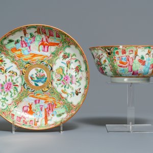 Une grande collection en porcelaine de Chine famille rose de Canton, 19ème — photo 7