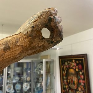 Une grande figure de Christ en bois sculpté et polychromé, Flandres, 1er quart du 16ème — photo 19