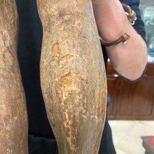 Une grande figure de Christ en bois sculpté et polychromé, Flandres, 1er quart du 16ème — photo 22