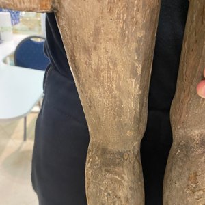 Une grande figure de Christ en bois sculpté et polychromé, Flandres, 1er quart du 16ème — photo 25