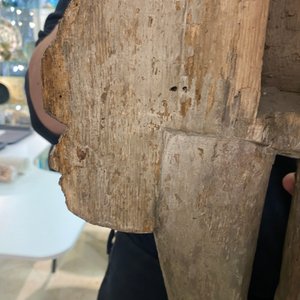 Une grande figure de Christ en bois sculpté et polychromé, Flandres, 1er quart du 16ème — photo 26
