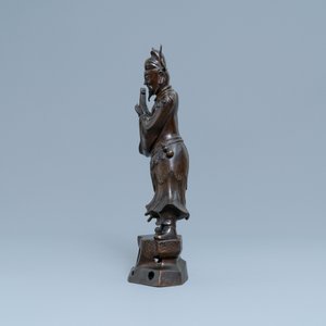 Une grande figure de Li Tieguai en bronze, Chine, Ming — photo 5