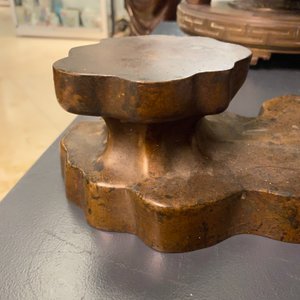 Une grande figure en bronze d'un des frères Hoho portant un vase, Chine, Qing — photo 15