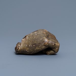 Une grande statue d'une Vierge à l’enfant en chêne sculpté et polychromé, 17ème — photo 10