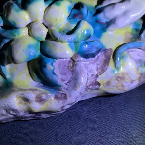 Une grande terrine en faïence de Bruxelles à décor d'un lion combattant un chien, 1ère moitié du 18ème — photo 16