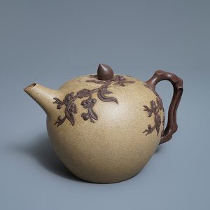 Une grande théière couverte en grès de Yixing, Chine, Kangxi — photo 1