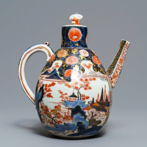 Une grande verseuse couverte en porcelaine Imari de Japon, Edo, 17ème — photo 4