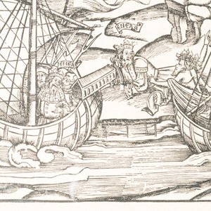 Une gravure sur bois anonyme représentant une scène de L’Énéide par Virgile, 1er quart du 16ème — photo 3