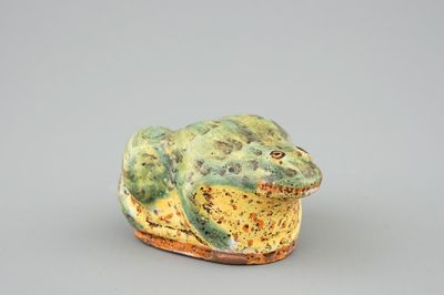 Une grenouille en faïence de Bruxelles, 18ème