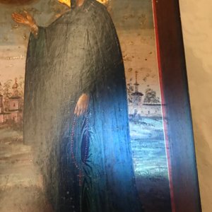 Une icône russe: Deux saints, 19ème — photo 8