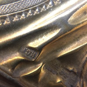 Une icône russe en argent et vermeil figurant Le Christ Sauveur, marques, vers 1880 — photo 10