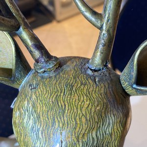 Une importante paire de grands daims en émaux cloisonnés, Chine, Qianlong/Jiaqing — photo 29