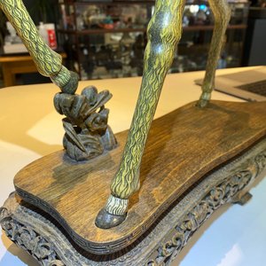 Une importante paire de grands daims en émaux cloisonnés, Chine, Qianlong/Jiaqing — photo 73