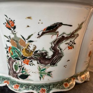 Une jardinière impériale en porcelaine de Chine famille verte, marque et époque de Kangxi — photo 56