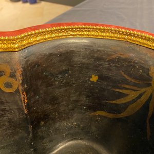 Une jardinière quadrilobée en laque de Chine en rouge et noir, Qianlong — photo 45