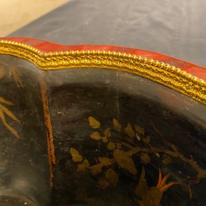 Une jardinière quadrilobée en laque de Chine en rouge et noir, Qianlong — photo 46