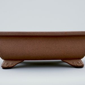 Une jardinière rectangulaire en grès de Yixing avec cachet, 19/20ème — photo 2