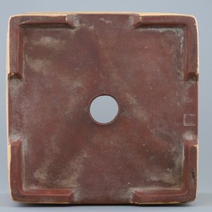Une jardinière rectangulaire en grès de Yixing avec décoration et inscriptions, 20ème — photo 4