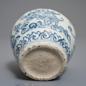 Une jarre en porcelaine de Chine bleu et blanc, Hongzhi — photo 5