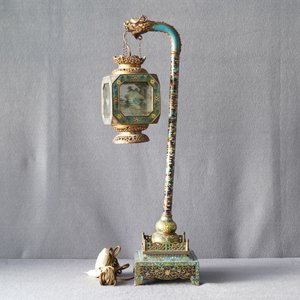 Une lanterne en émaux cloisonnés, Chine, République — photo 10
