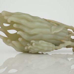 Une main de bouddha en jade sculpté, Dynastie Qing, 18e — photo 14