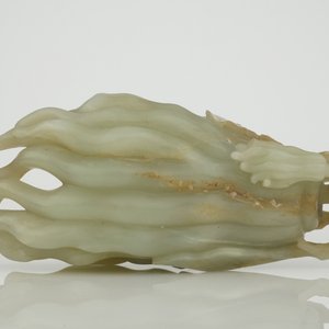 Une main de bouddha en jade sculpté, Dynastie Qing, 18e — photo 9