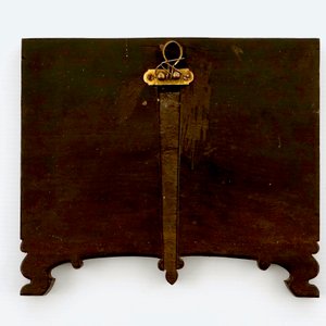 Une miniature indienne sur ivoire dans un cadre en ébène sculptée, 19ème — photo 2