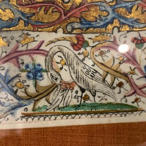 Une page d'un livre d'heures enluminé, probablement Flandres, 15ème — photo 11