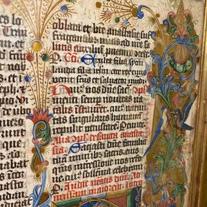 Une page d'un livre d'heures enluminé, probablement France, 15ème — photo 16
