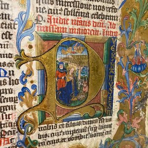 Une page d'un livre d'heures enluminé, probablement France, 15ème — photo 17