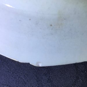 Une paire d'assiettes en porcelaine de Chine à décor "pseudo feuille de tabac", Qianlong — photo 3