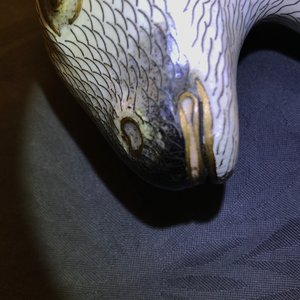 Une paire de béliers en émaux cloisonnés et bronze doré, Chine, Qianlong — photo 31