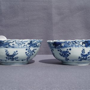 Une paire de bols en porcelaine de Chine bleu et blanc, Wanli — photo 9