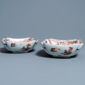 Une paire de bols en porcelaine de Chine de style Imari, Qianlong — photo 1
