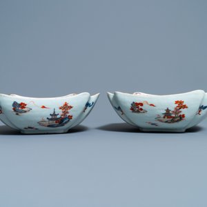 Une paire de bols en porcelaine de Chine de style Imari, Qianlong — photo 4