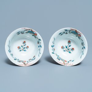 Une paire de bols en porcelaine de Chine décorée aux perroquets aux Pays-Bas, Kangxi — photo 6
