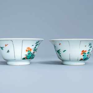 Une paire de bols en porcelaine de Chine famille verte, Kangxi — photo 3