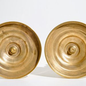 Une paire de bougeoirs en bronze doré d'époque Empire, France, 19ème — photo 7