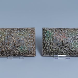 Une paire de brûle-parfums aux couvercles ajourés en bronze de style Ming, Chine, 19ème — photo 8