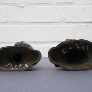 Une paire de bustes en bronze, Chine, Révolution Culturelle, 3ème quart du 20ème — photo 12