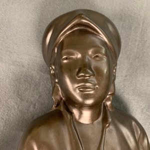 Une paire de bustes en bronze, Chine, Révolution Culturelle, 3ème quart du 20ème — photo 15
